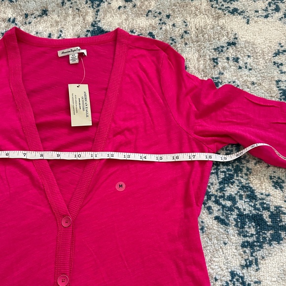 American Eagle Outfitters Fuchsia Cardigan Sweater NWT - Picture 4 of 6